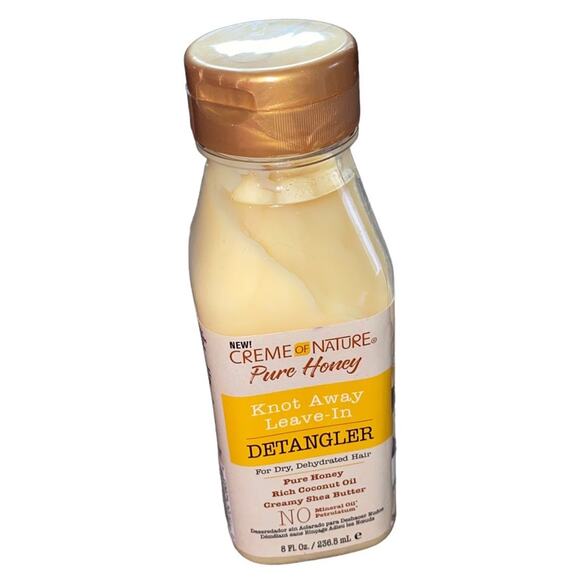 CREME OF NATURE PURE HONEY KNOT AWAY LEAVE-IN DETANGLER 8 OZ New - Picture 1 of 4